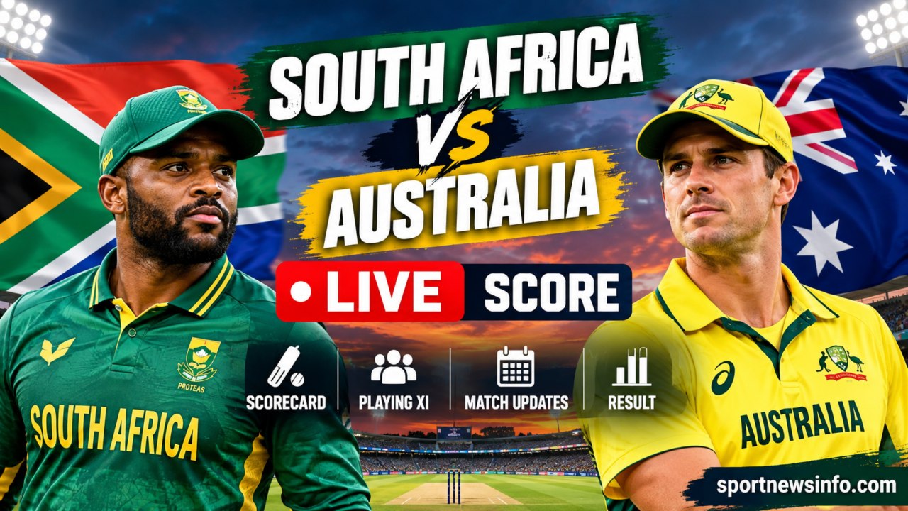 South Africa vs Australia live score, scorecard and match updates