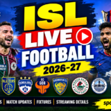 ISL live football 2026–27 live scores, fixtures and streaming updates