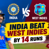 India beat West Indies by 14 runs in the third T20I