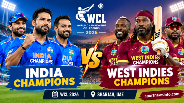 India Champions vs West Indies Champions WCL 2026