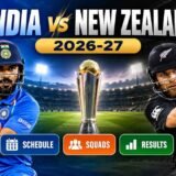 India vs New Zealand 2026–27: Schedule, Squads & Results